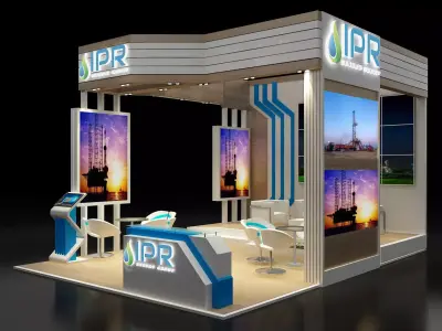 Booth Exhibition Stand a316 3D model