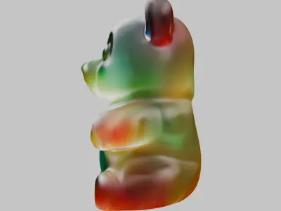 gummy bear Low-poly 3D model