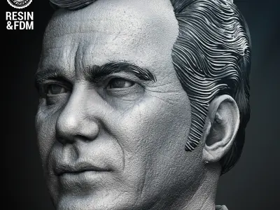 Wicked Movies Kirk Sculpture 3D print model