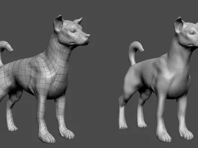 Street Dog  3D model