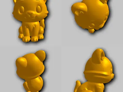 Tiger - Kawaii Animals Collection 3D print model