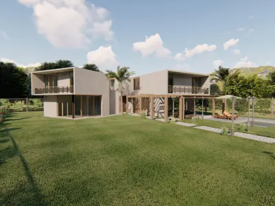 3d villa house model architecture 3D model