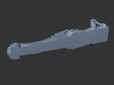 3Dk Man Brcket Pro 3D Print and CNC Model 3D model