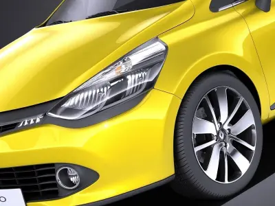 Renault Clio 2015 VRAY 3D model