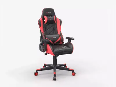 GTForce PRO GT Reclining Sports Racing Gaming Chair 3D model