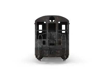 Abandoned Train 3D model