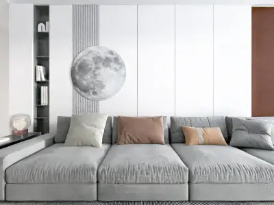 Modern duplex restaurant 3D model
