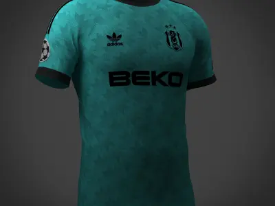 adidas originals retro jersey Free 3D model