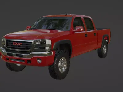 2006 Gmc Sierra CrewCab 3D model