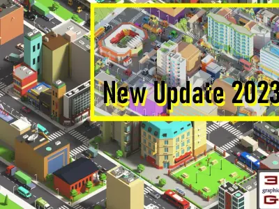 SimplePoly City - Low Poly Assets Low-poly 3D model Low-poly 3D model