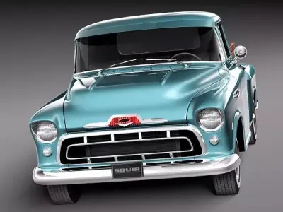 Chevrolet pickup 1957 3D model
