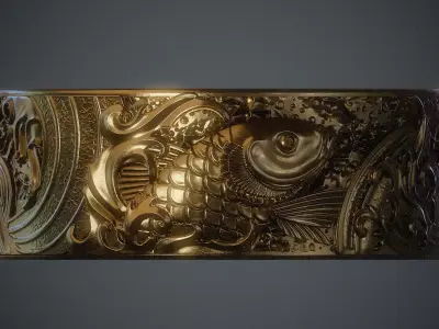 ring fish 3D print model