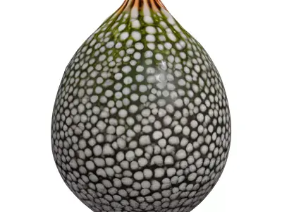 Exotic Gemstone Seed Pod Low-poly 3D model