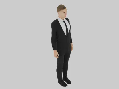 Joshua Kimmich Low-poly 3D model