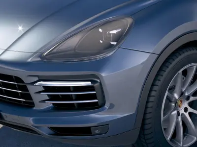 Porsche Cayenne 2018 3D model