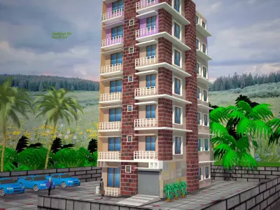 Unique Plaza 3D model