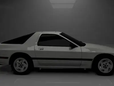 mazda rx7 fc3s  Low-poly 3D model