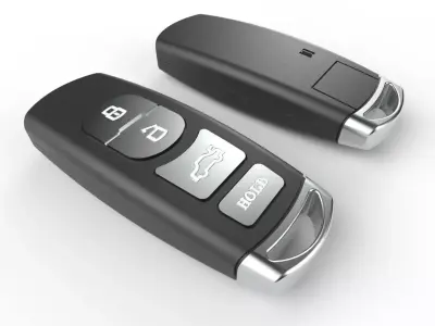 Car key Model 11 Low-poly 3D model