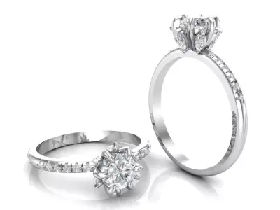 Jewelry Ring 3D print model 3D print model