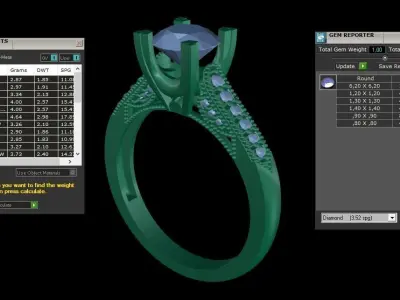 ring code 157 3D print model