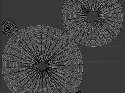 Red Yoga Ball  Exercise Ball 3D Model 3D model