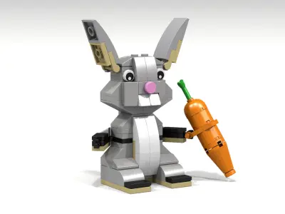 Lego Animals pack 3d 3D model