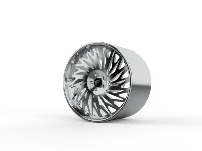 forgiato FORGIATO BIAFORCA WHEEL wheel 3d print model 3D print model