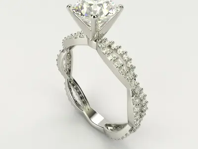 Ring 5544 - Engagement 3D print model