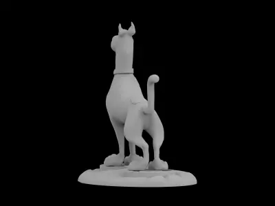 Scooby-Doo dog  3d model file for 3d printer 3D print model