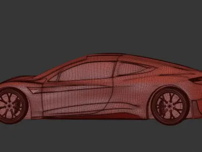 Tesla Roadster   3D model