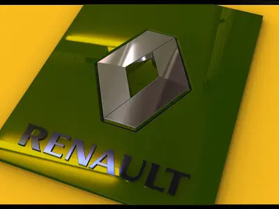 Renault logo Free 3D model