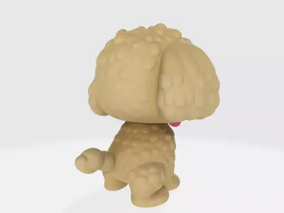 Funko Dog Poodle 3D print model