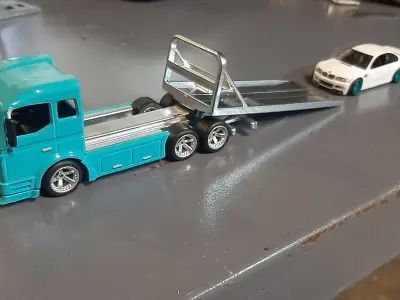 1 64 Art By Scale Team Transporter Hotwheels size 3D print model