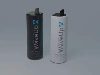 Sci-fi Water bottle Free 3D model