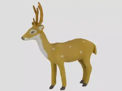 Christmas Deer - Toy 3D model