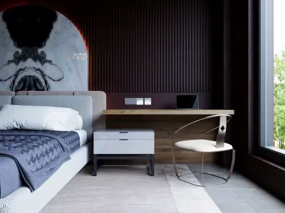 Interior - Bedroom - 040823 3D model