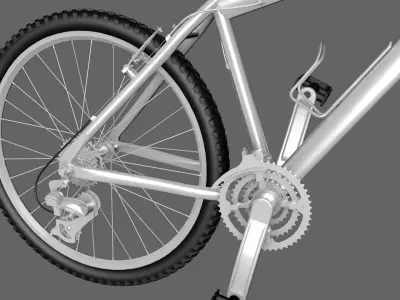 bicycle mountain bike 3D model