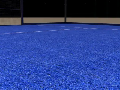 Padel Court 3D model
