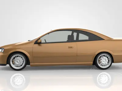 Opel Astra G Coupe Bertone 3D model