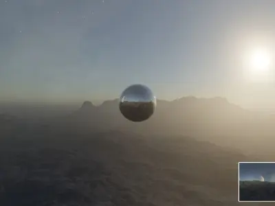 Alien Planet HDRI Free Free low-poly 3D model