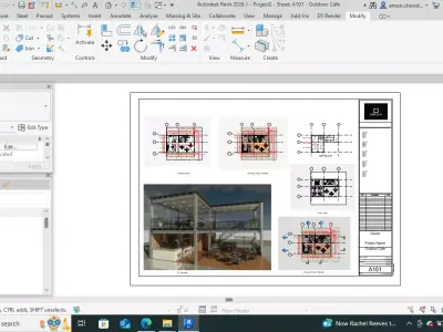 Contemporary-style Cafe Bar   3D model