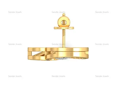 Earring Pendants And Rings Set Printable Model ZA3340 3D model 3D print model