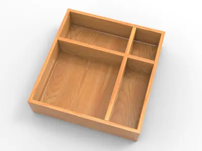 Juha Storage Box Low-poly 3D model