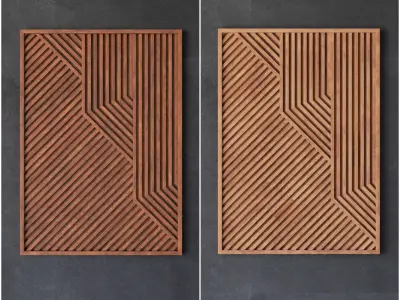 Wall Art Design 04 3D model