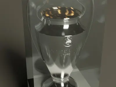 Champions League Trophy 3D model