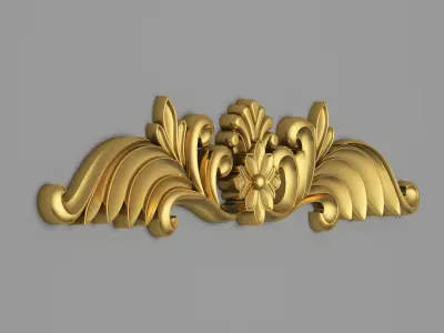Classic Carved 008 3D model purchase
