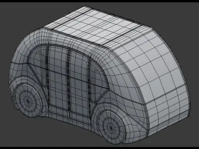 Future car II 3D model