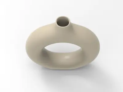 Thorus Vase Low-poly 3D model
