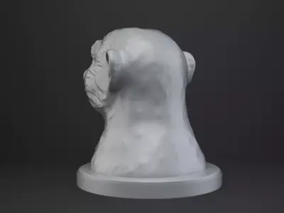 Meerkat Bust - Animal Figurine 3D print model