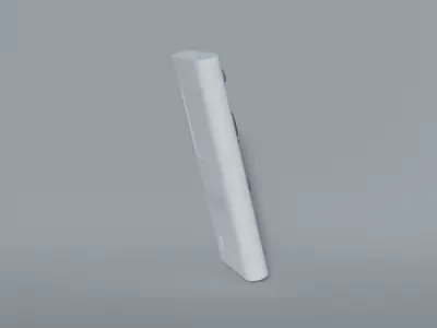 AC TV Remote Control RC Low-poly 3D model